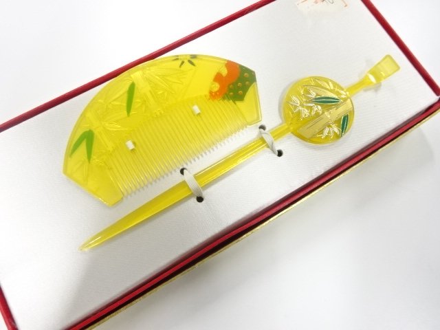 アンティーク　櫛・簪セット